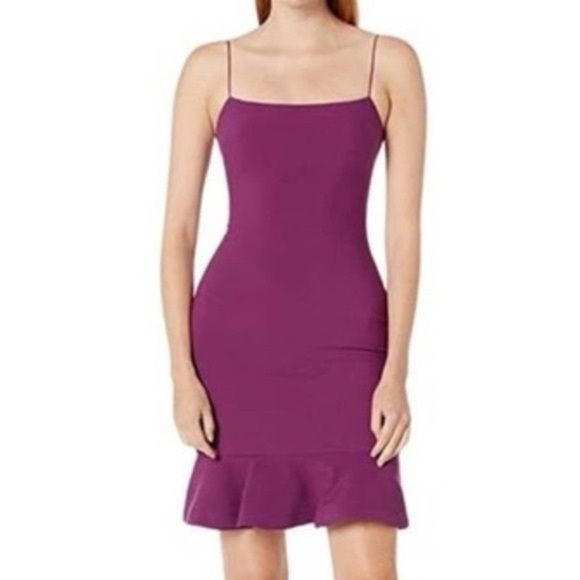 NWT Likely Purple Ruffle Hem Dress - Picture 1 of 8